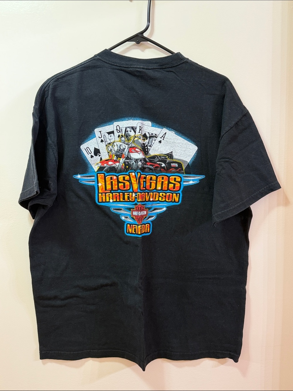 Harley-Davidson Las Vegas Black Graphic Short Sleeve Tee Size XL